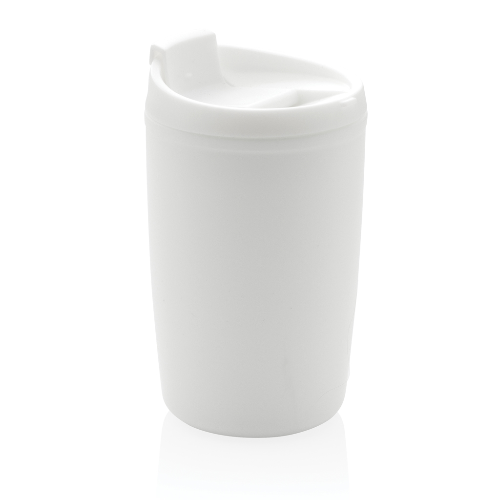 Taza de PP reciclado GRS con tapa de seguridad
