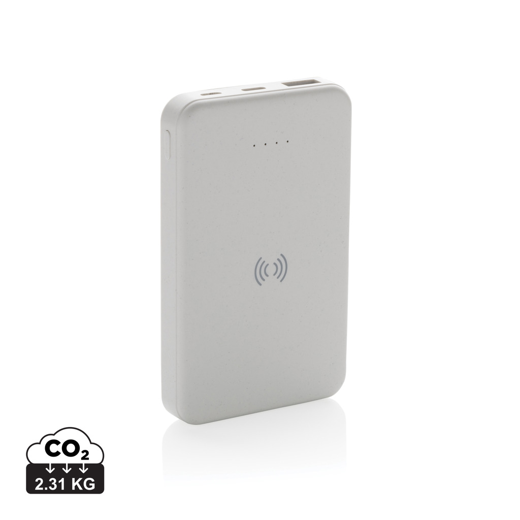Batería inalámbrica 5W plástico RCS reciclado 5.000 mAh