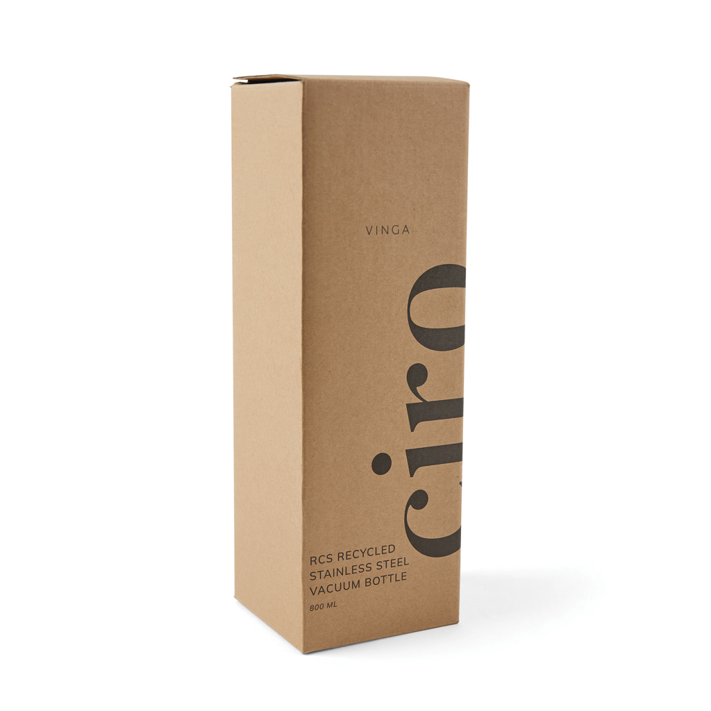 Botella vacio VINGA Ciro RCS reciclada 800 ml