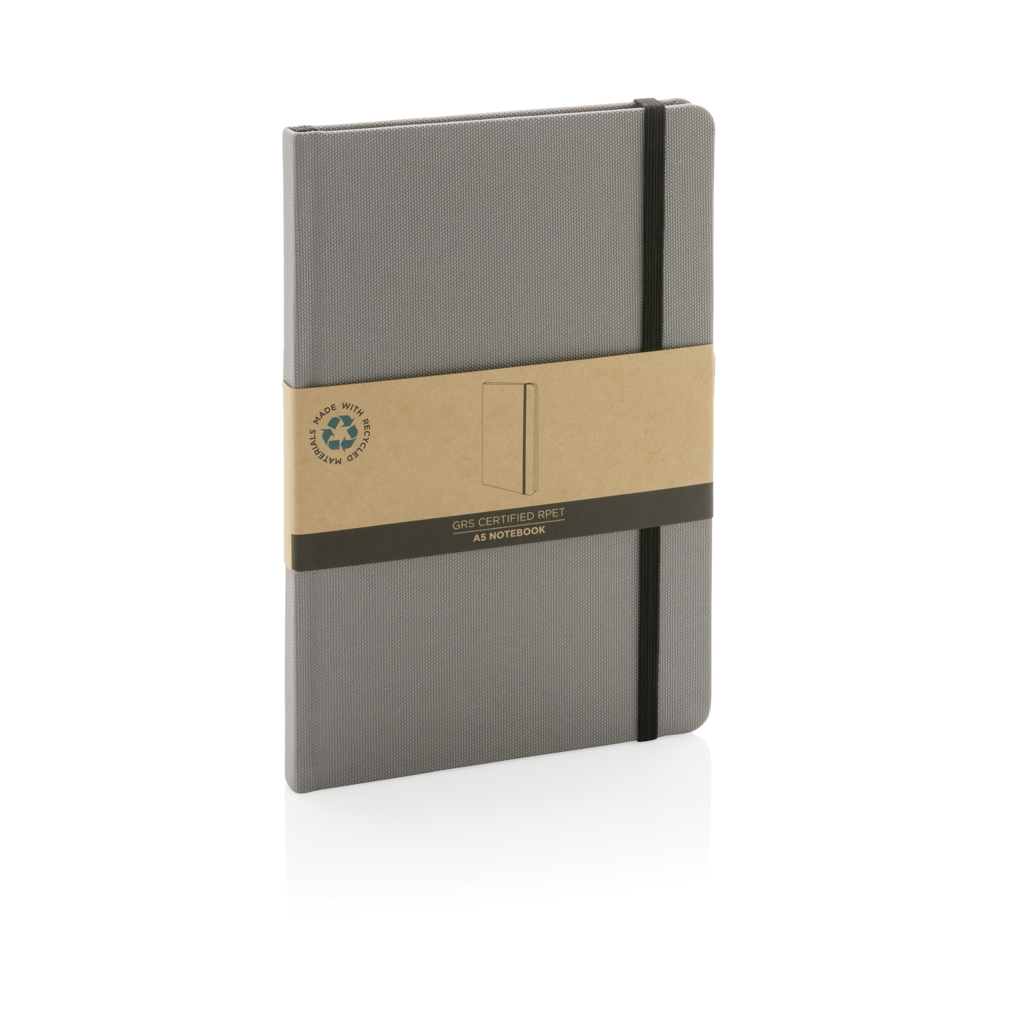 Libreta A5 RPET con certificación GRS