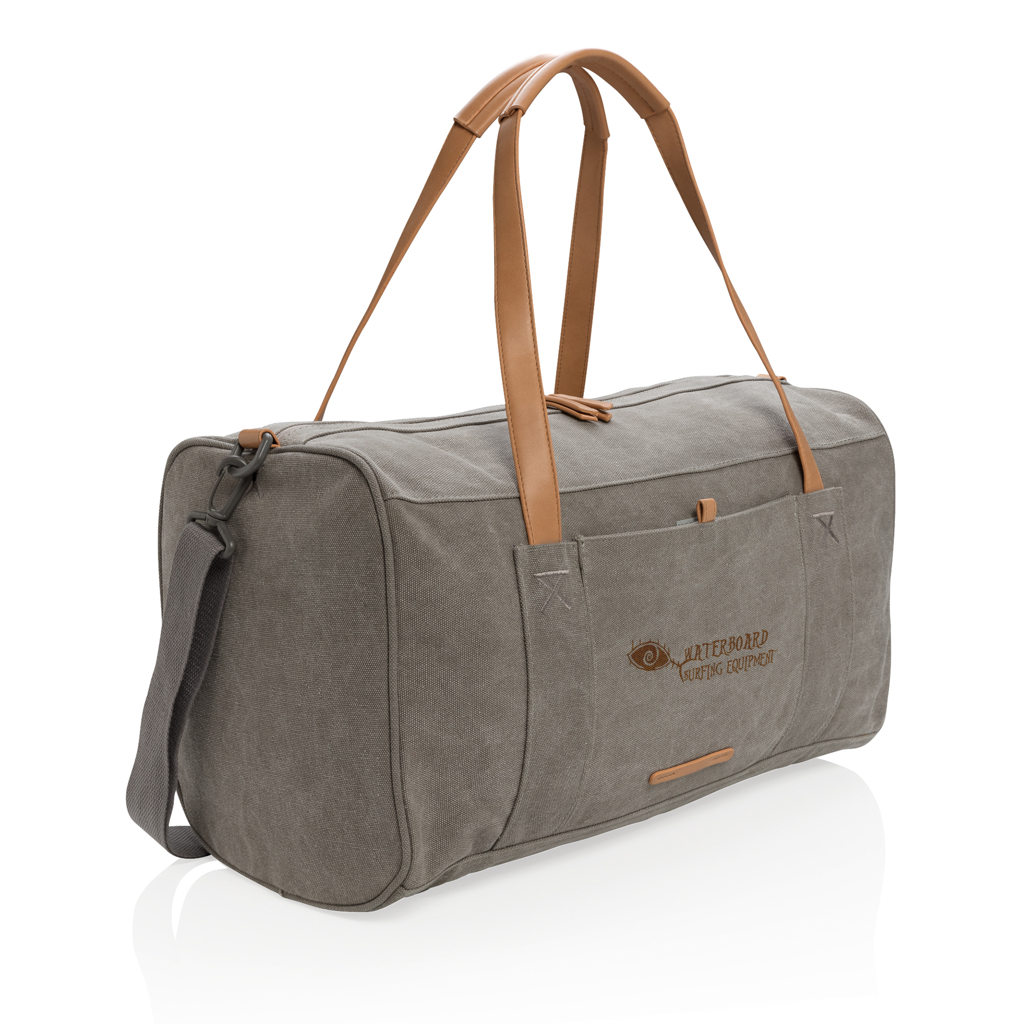Bolsa de fin de semana de lona sin PVC