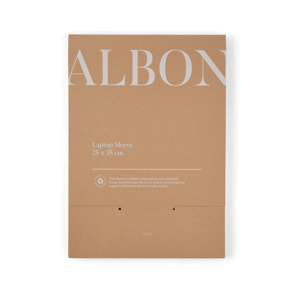 Funda para portátil de 15" de fieltro reciclado VINGA Albo