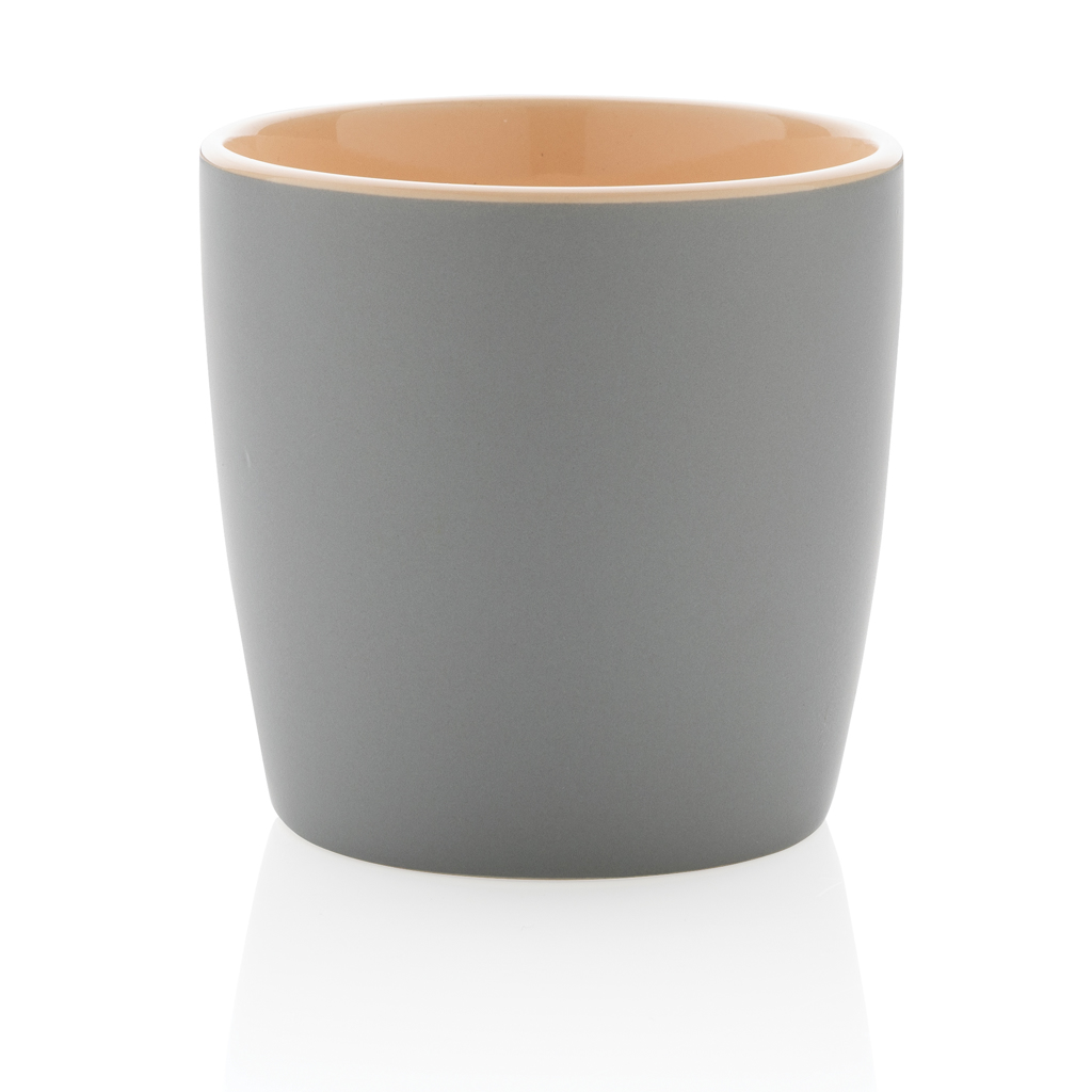 Taza de cerámica con interior de color 300ml