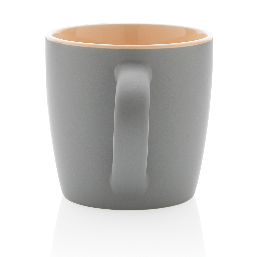 Taza de cerámica con interior de color 300ml
