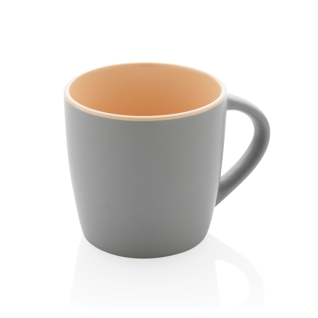 Taza de cerámica con interior de color 300ml