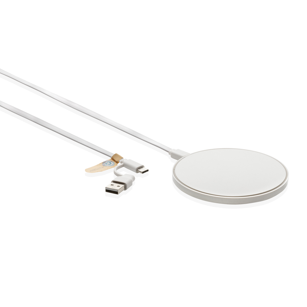 Cargador inalámbrico RCS de plástico reciclado de 10W
