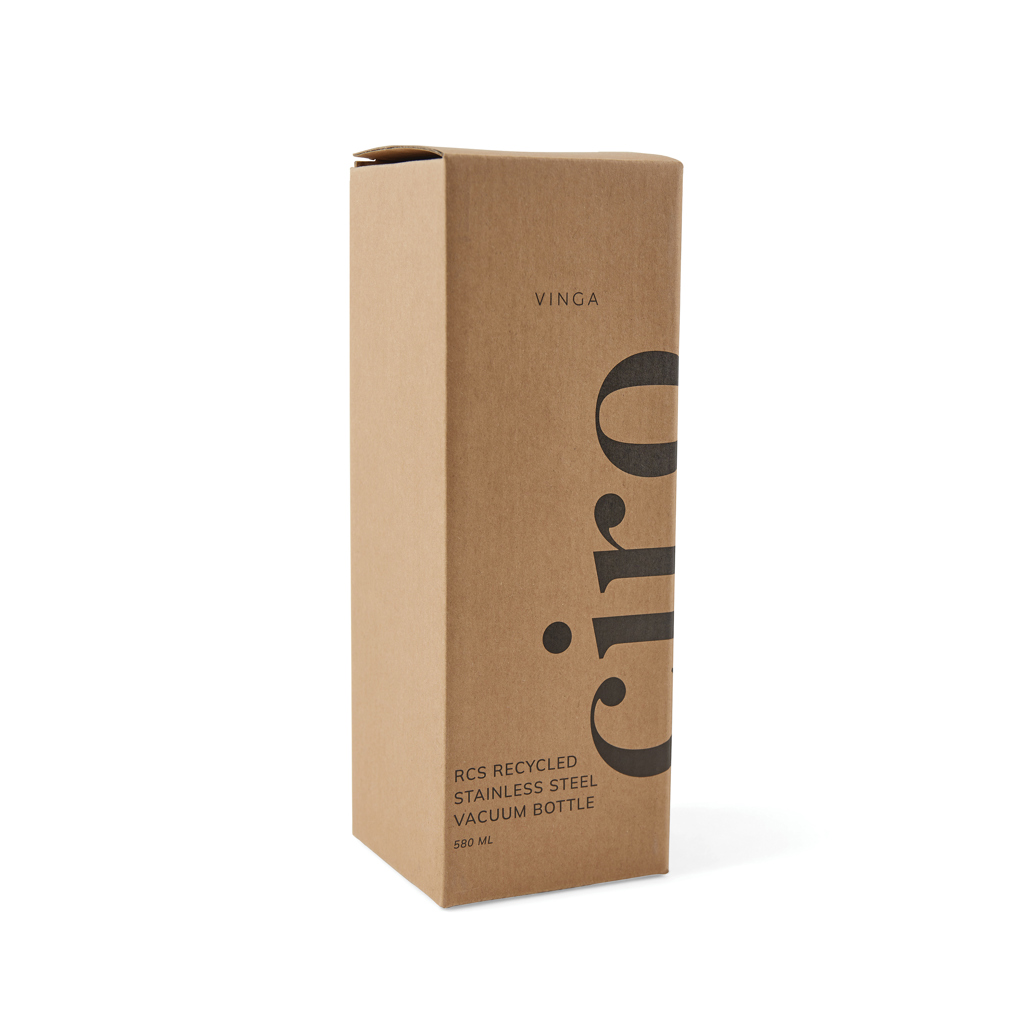 Botella vacio VINGA Ciro RCS reciclada 580 ml