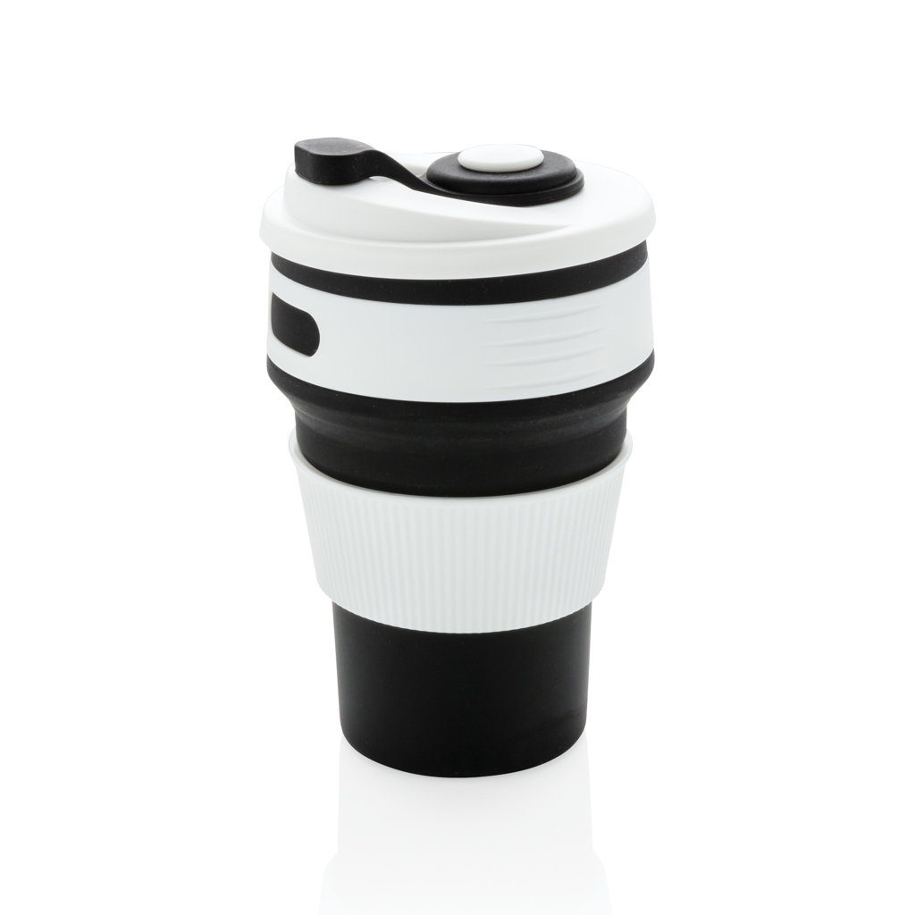 Taza plegable de silicona