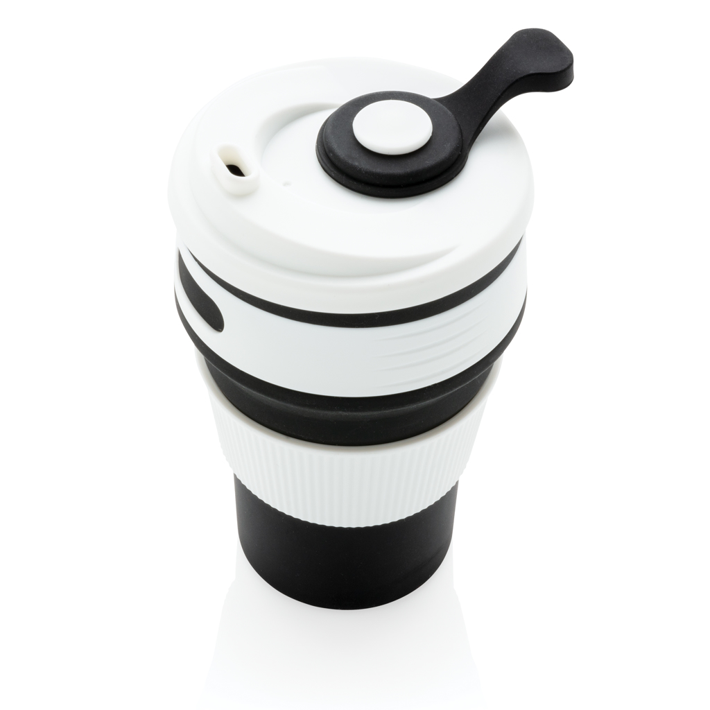 Taza plegable de silicona