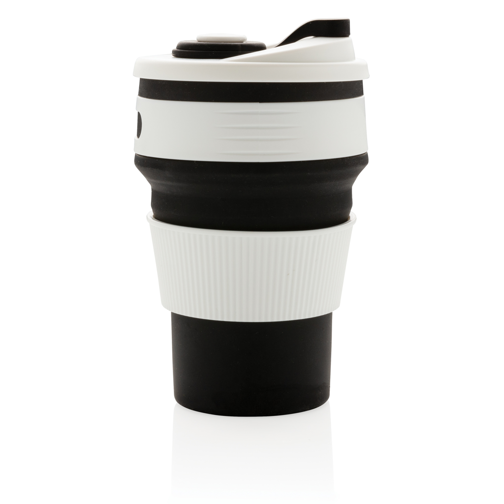 Taza plegable de silicona