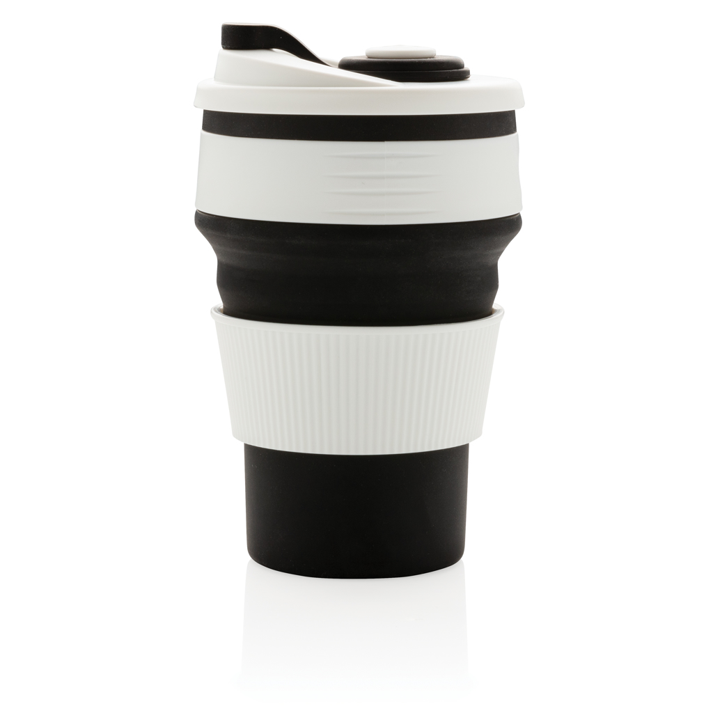Taza plegable de silicona