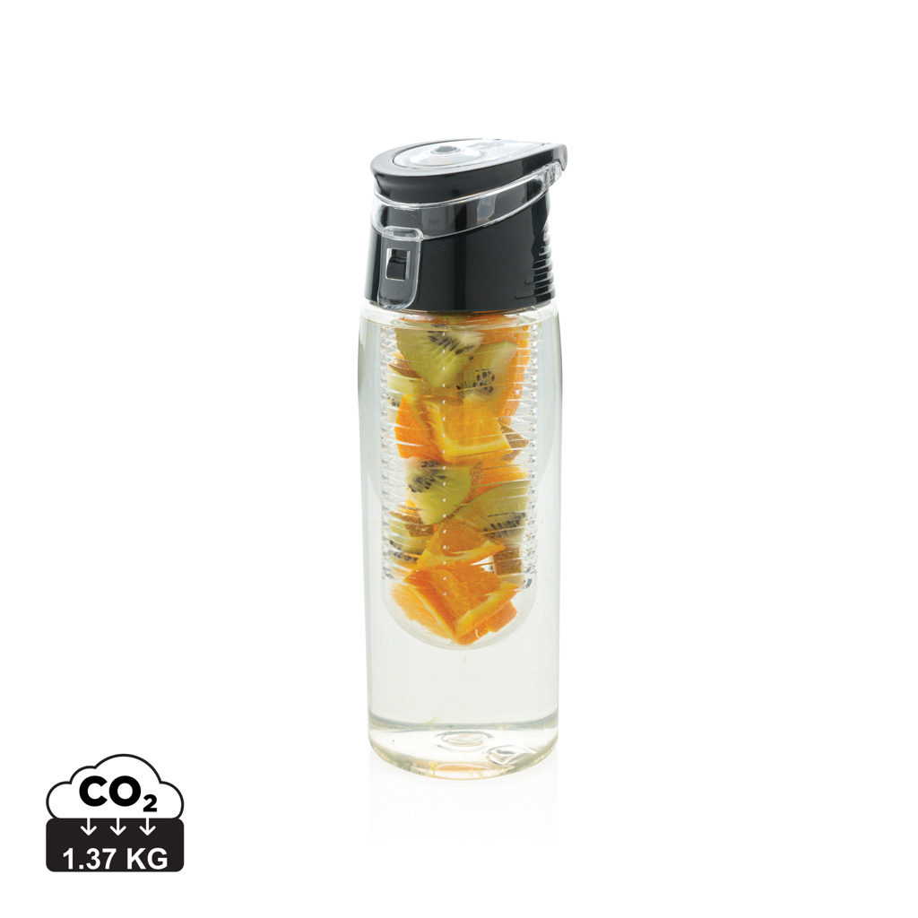Botella infusor con cierre