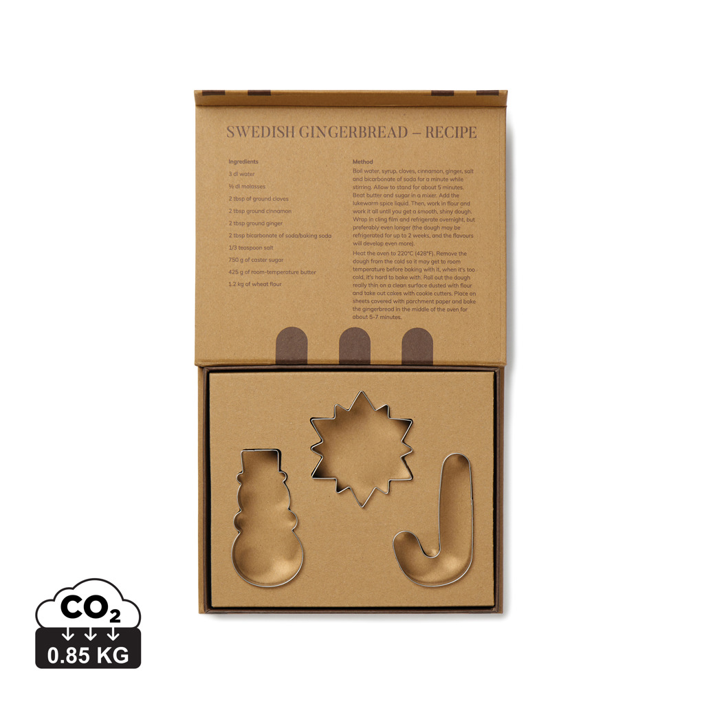 Set 3 cortadores de galletas VINGA Classic
