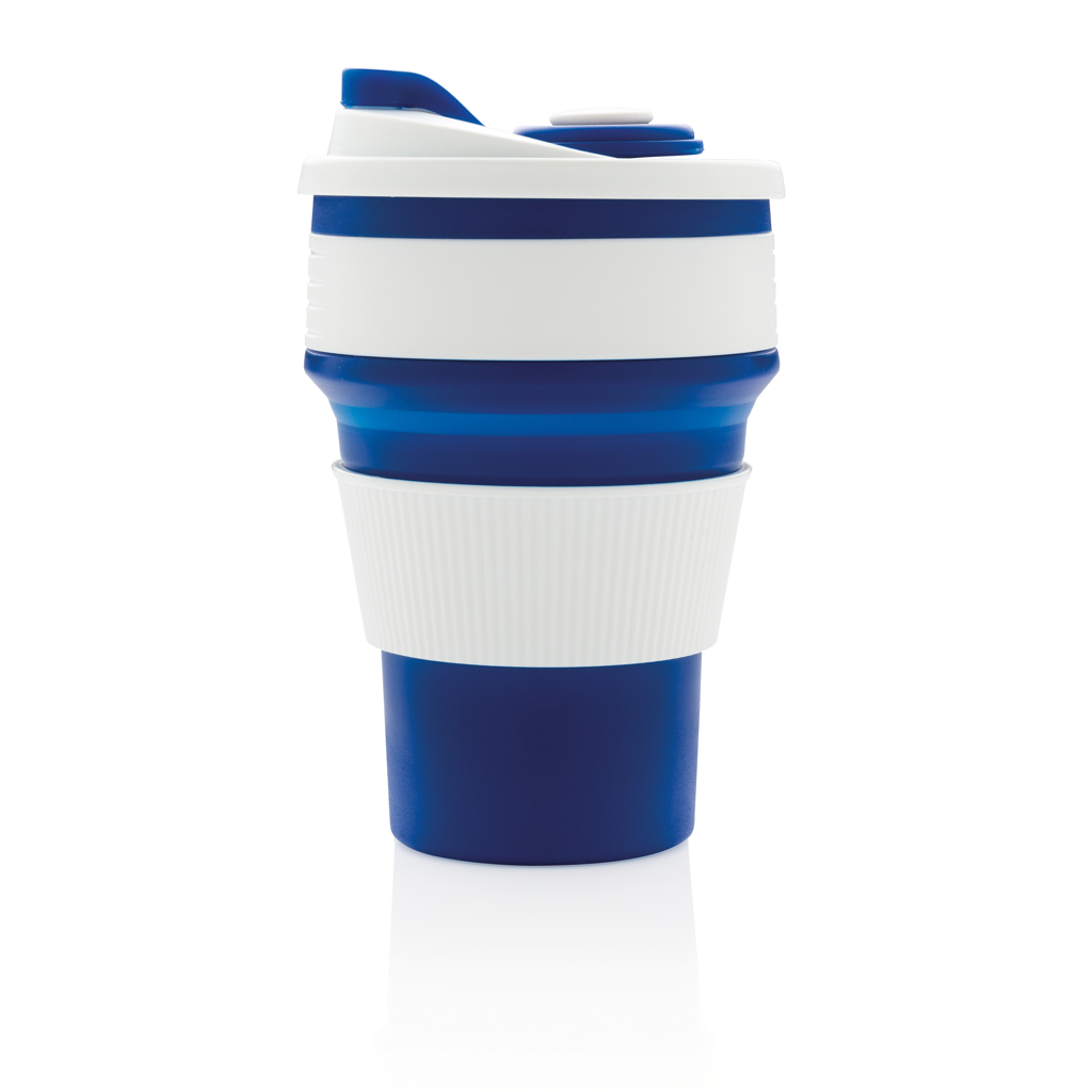 Taza plegable de silicona