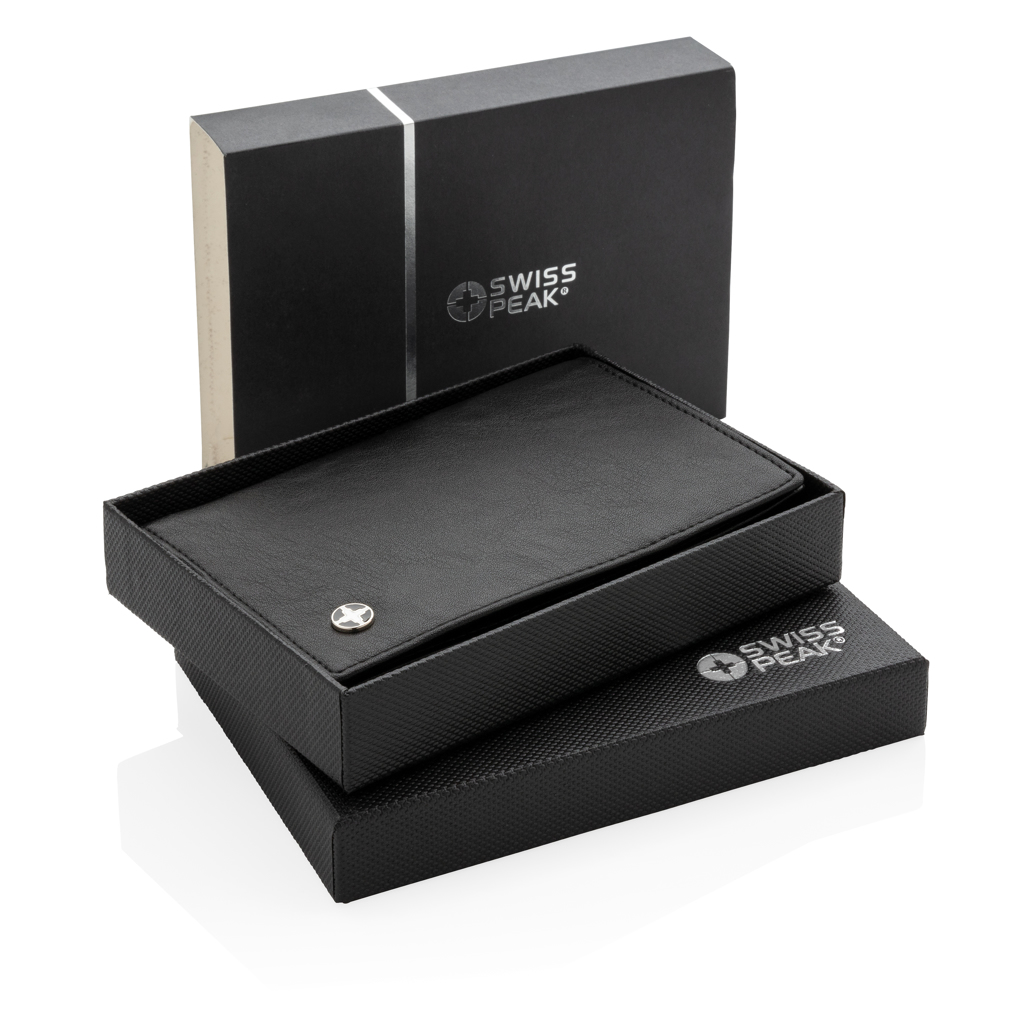 Cartera para pasaporte RFID Swiss Peak anti escáner