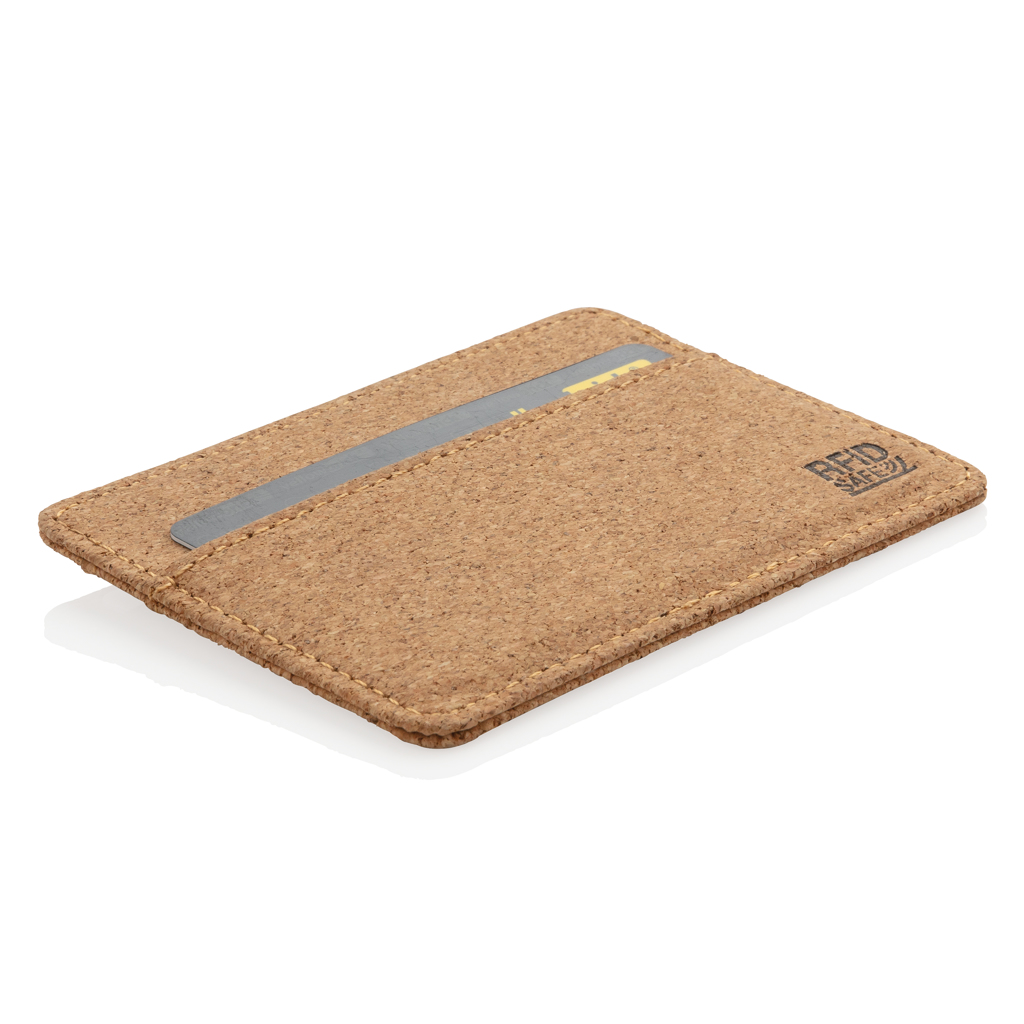 Cartera fina secure de corcho