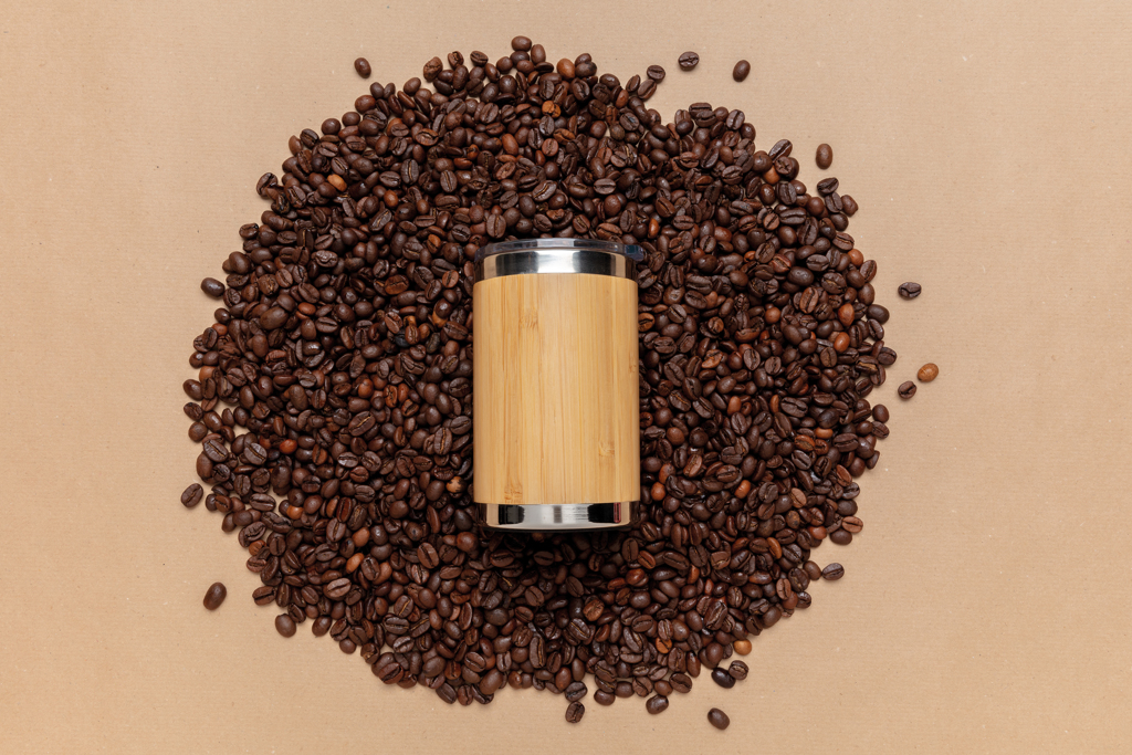 Taza de café bambú