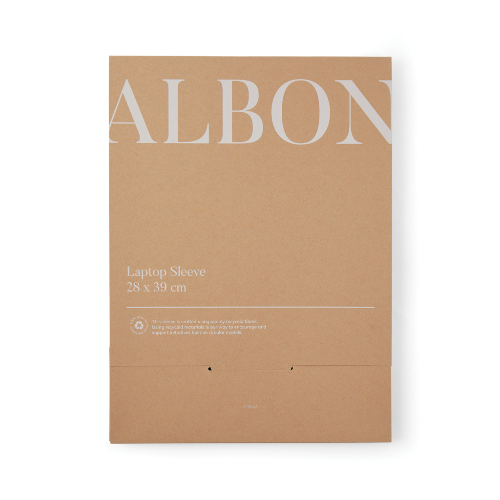 Funda para portátil de 17" de fieltro reciclado VINGA Albo