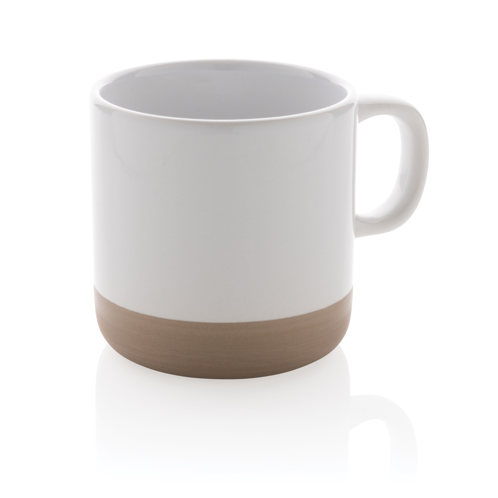 Taza de cerámica esmaltada 360ml.