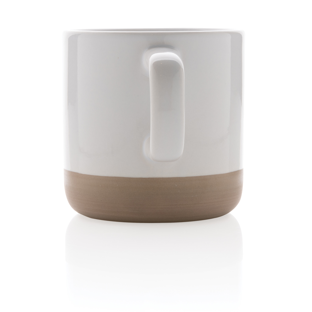 Taza de cerámica esmaltada 360ml.