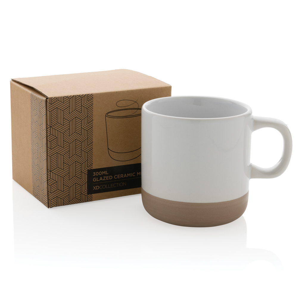 Taza de cerámica esmaltada 360ml.