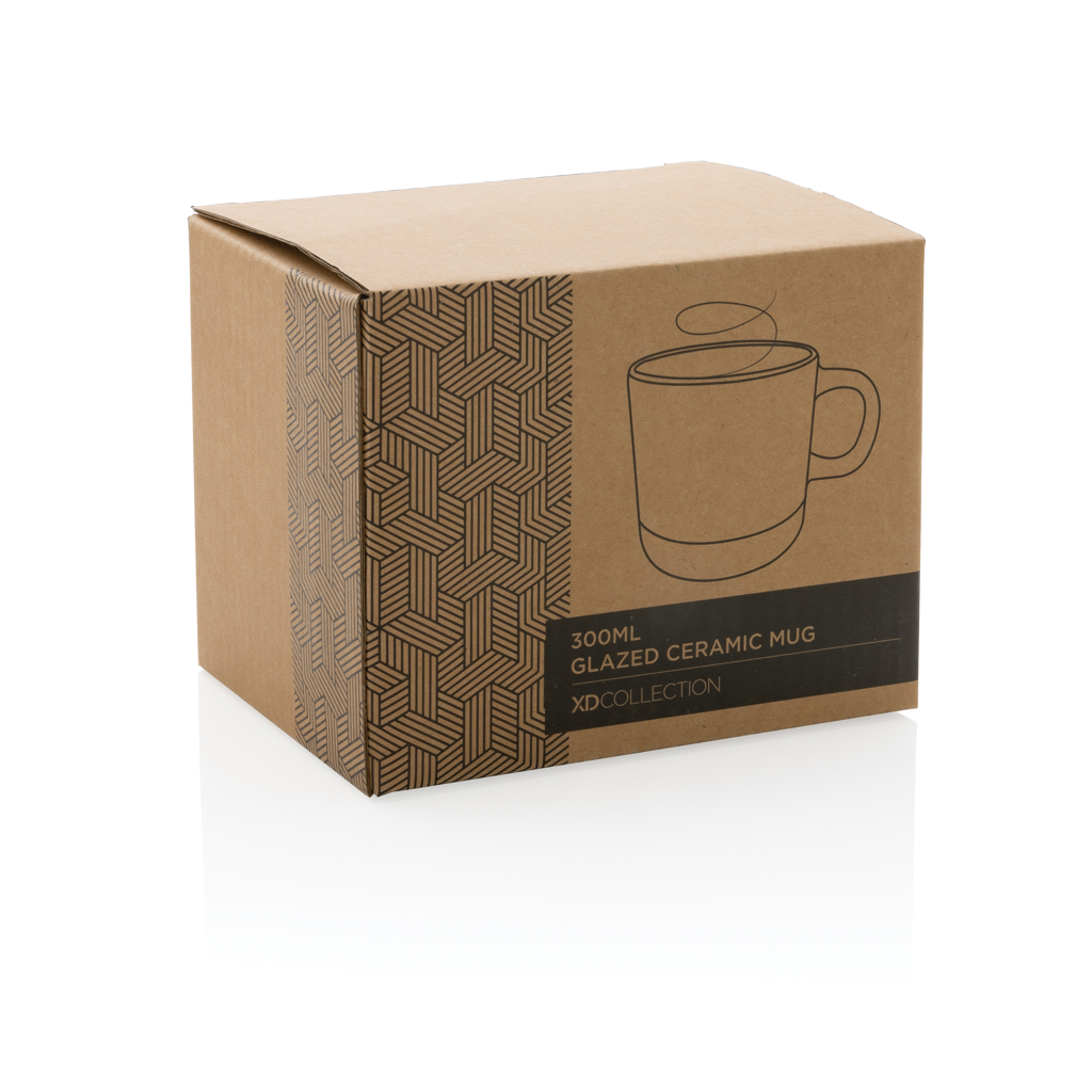 Taza de cerámica esmaltada 360ml.