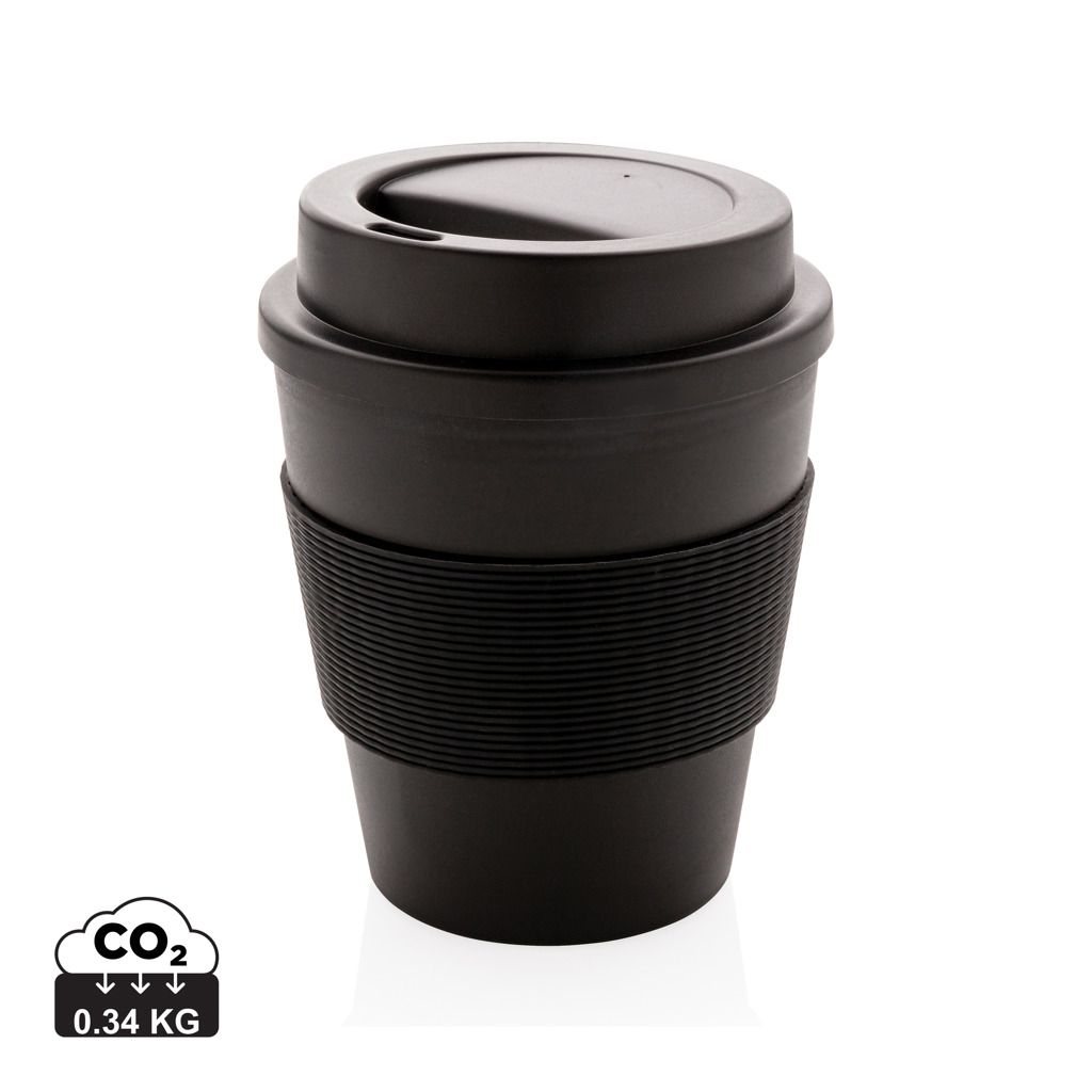 Taza de café reutilizable con tapa de rosca 350ml