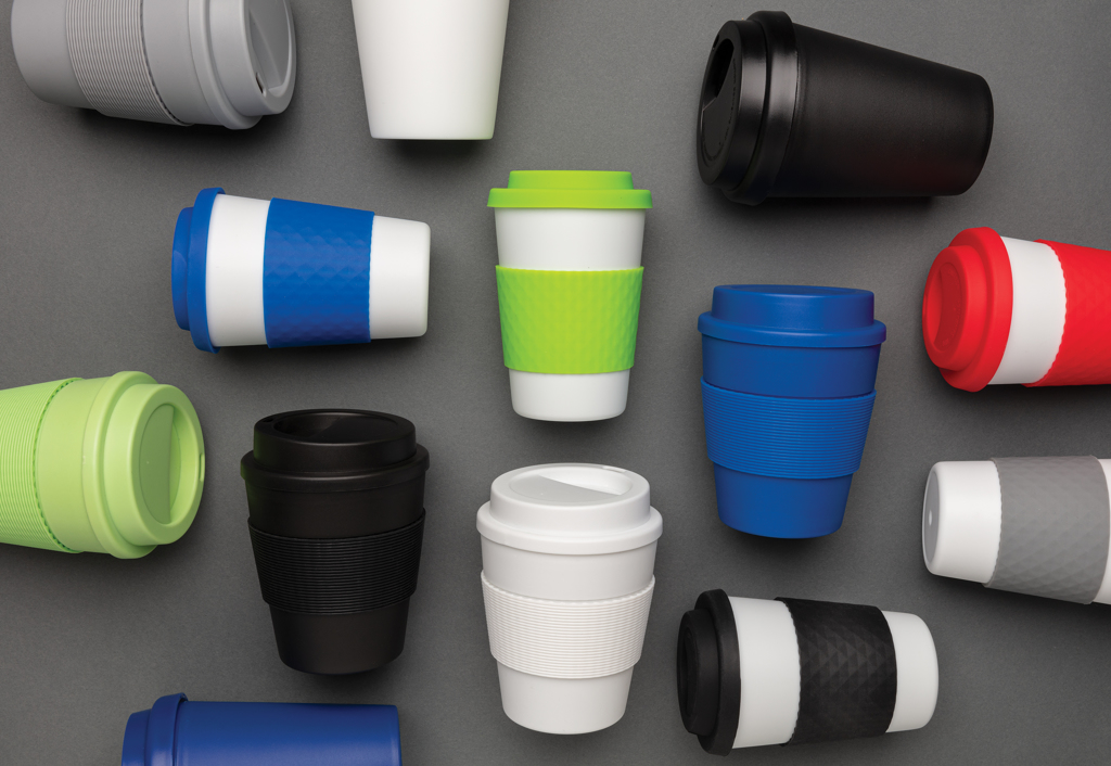 Taza de café reutilizable con tapa de rosca 350ml
