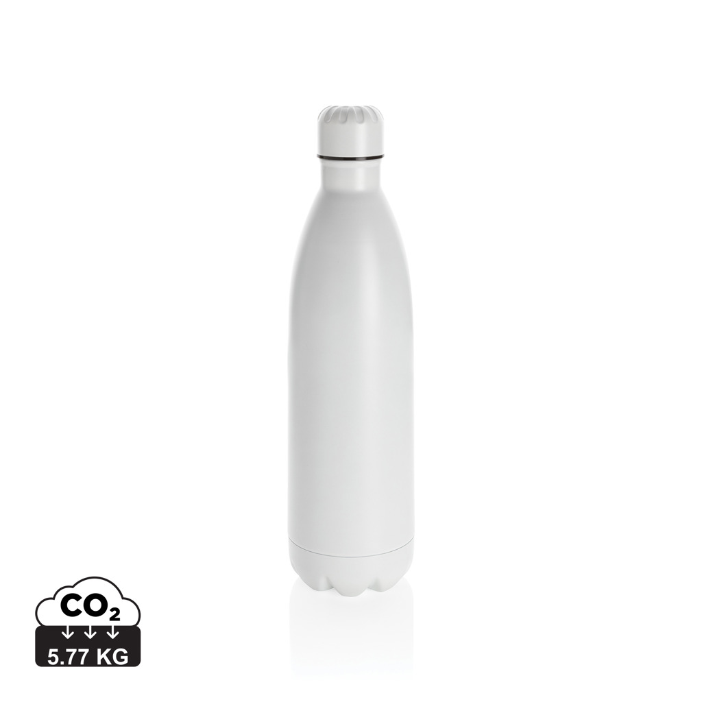 Botella de acero inoxidable al vacío de color sólido 1L