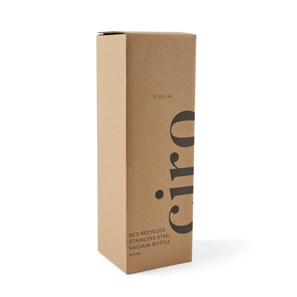 Botella vacio VINGA Ciro RCS reciclada 800 ml