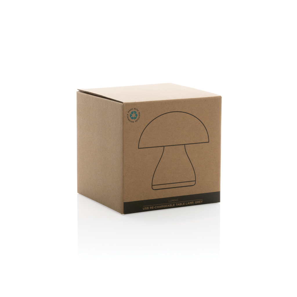 Lámpara mesa Luming recargable USB reciclado RCS