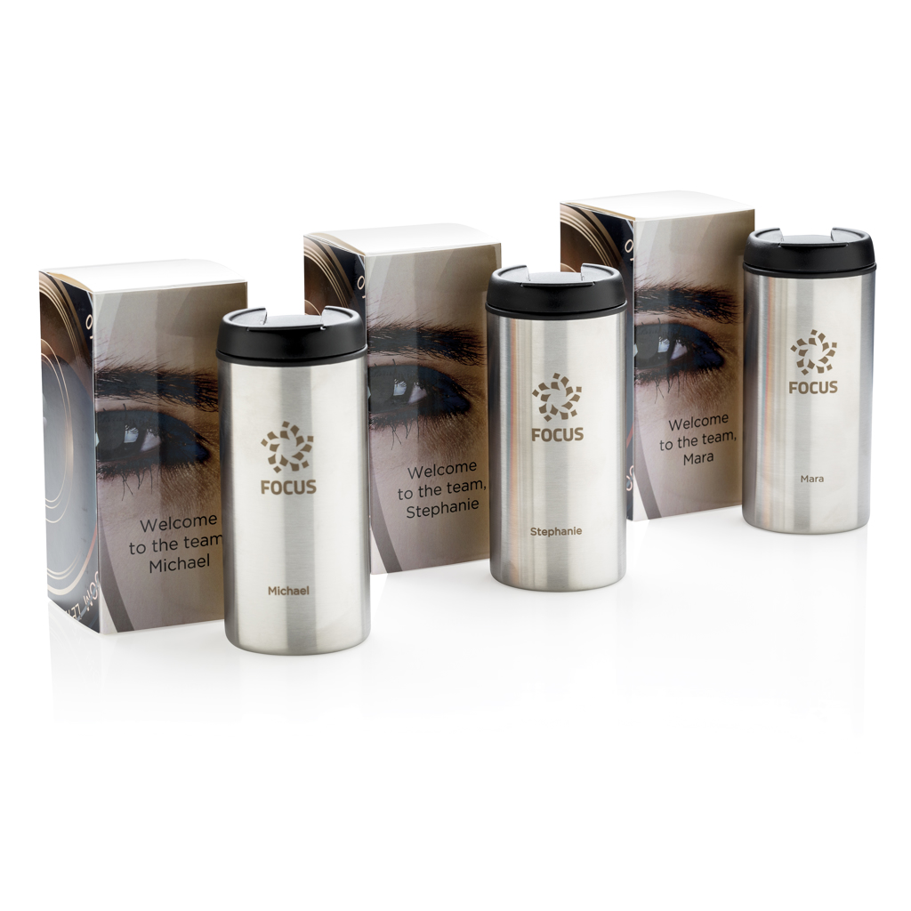 Taza Metro RCS de acero inoxidable reciclado