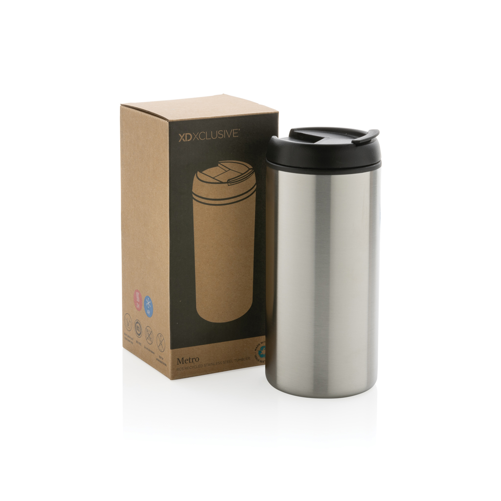 Taza Metro RCS de acero inoxidable reciclado