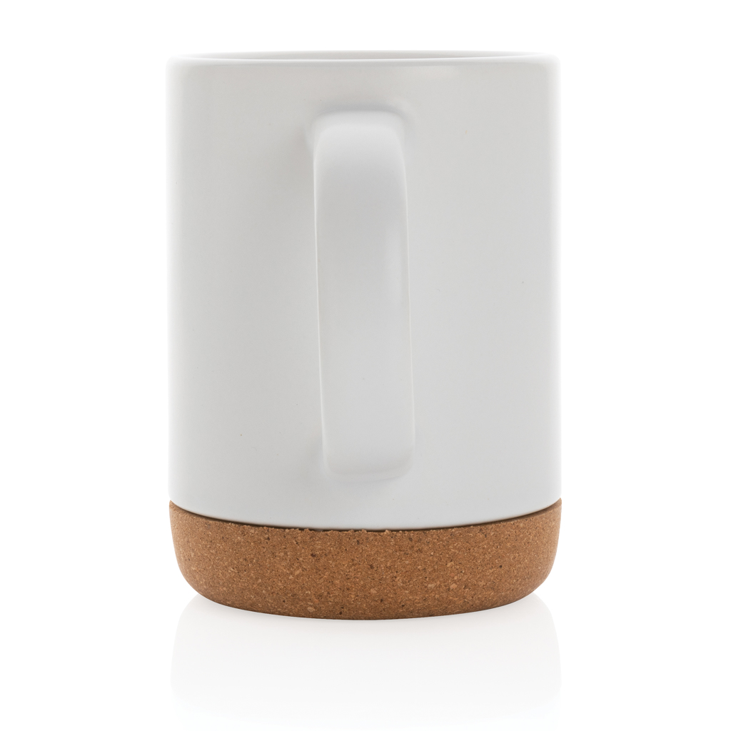 Taza de cerámica con base de corcho 280ml.