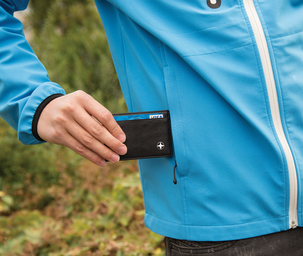 Tarjetero RFID Swiss Peak anti escáner