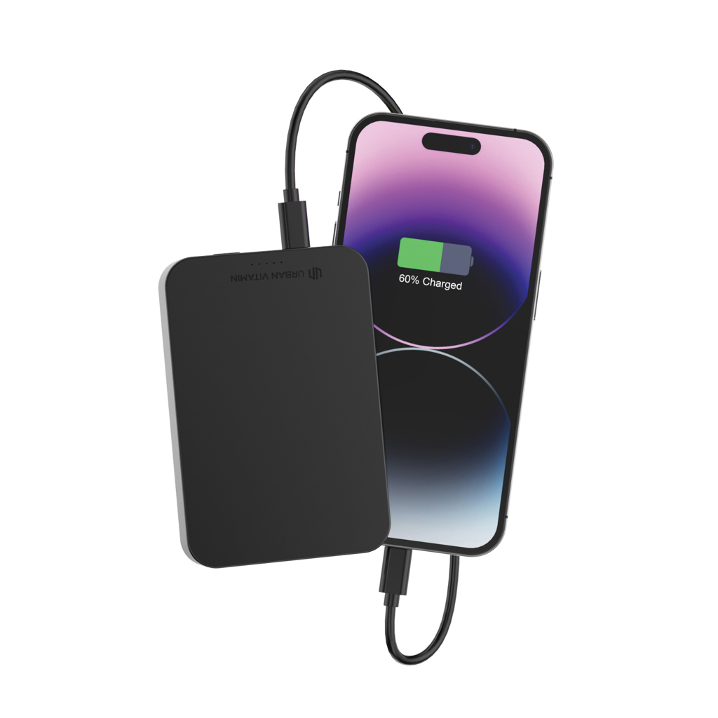 Powerbank Compton RCS plástico reciclado/aluminio10 000 mAh