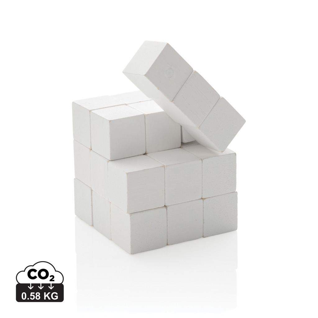 Juego mental de madera en bolsa de lona