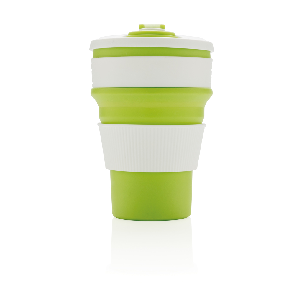 Taza plegable de silicona