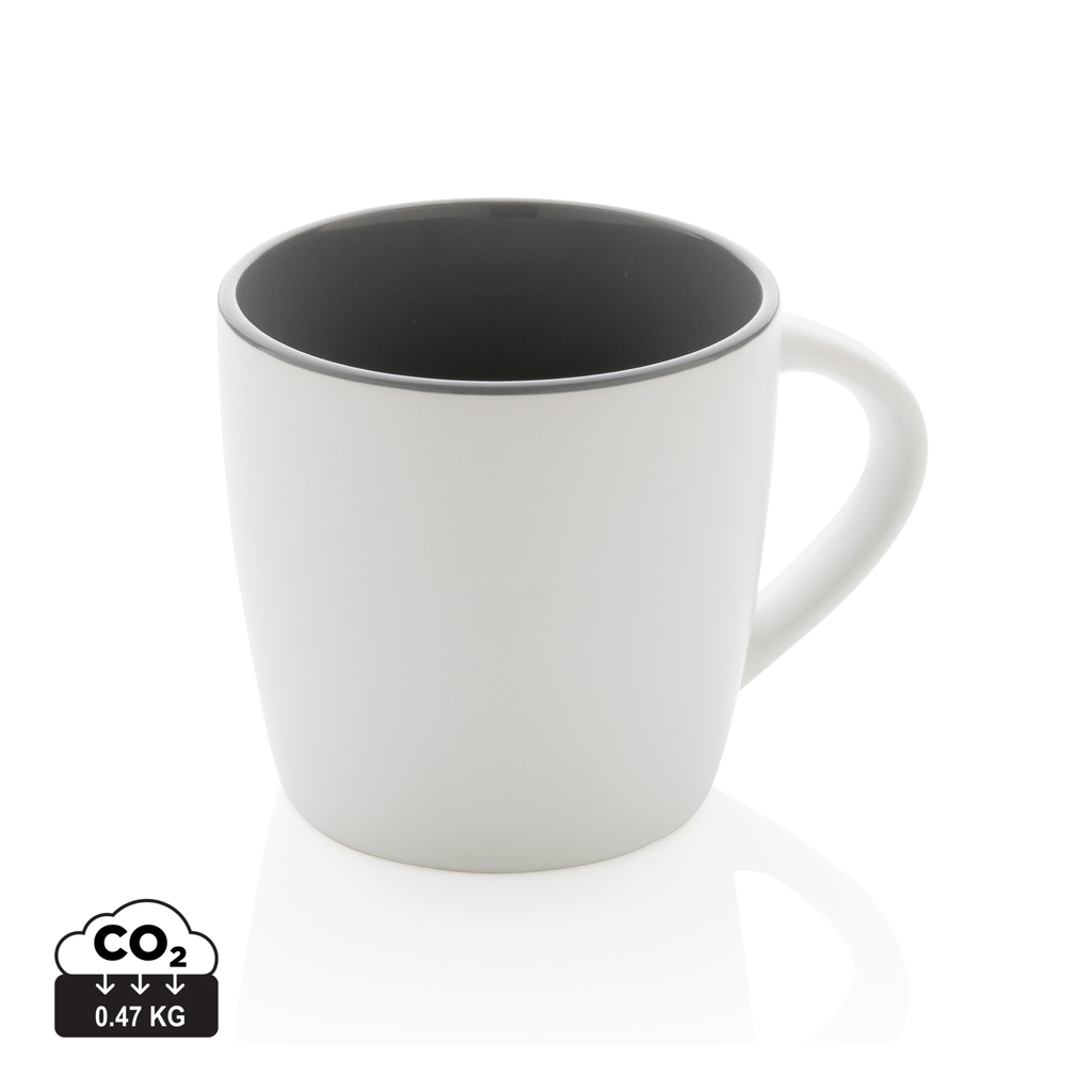 Taza de cerámica con interior de color 300ml