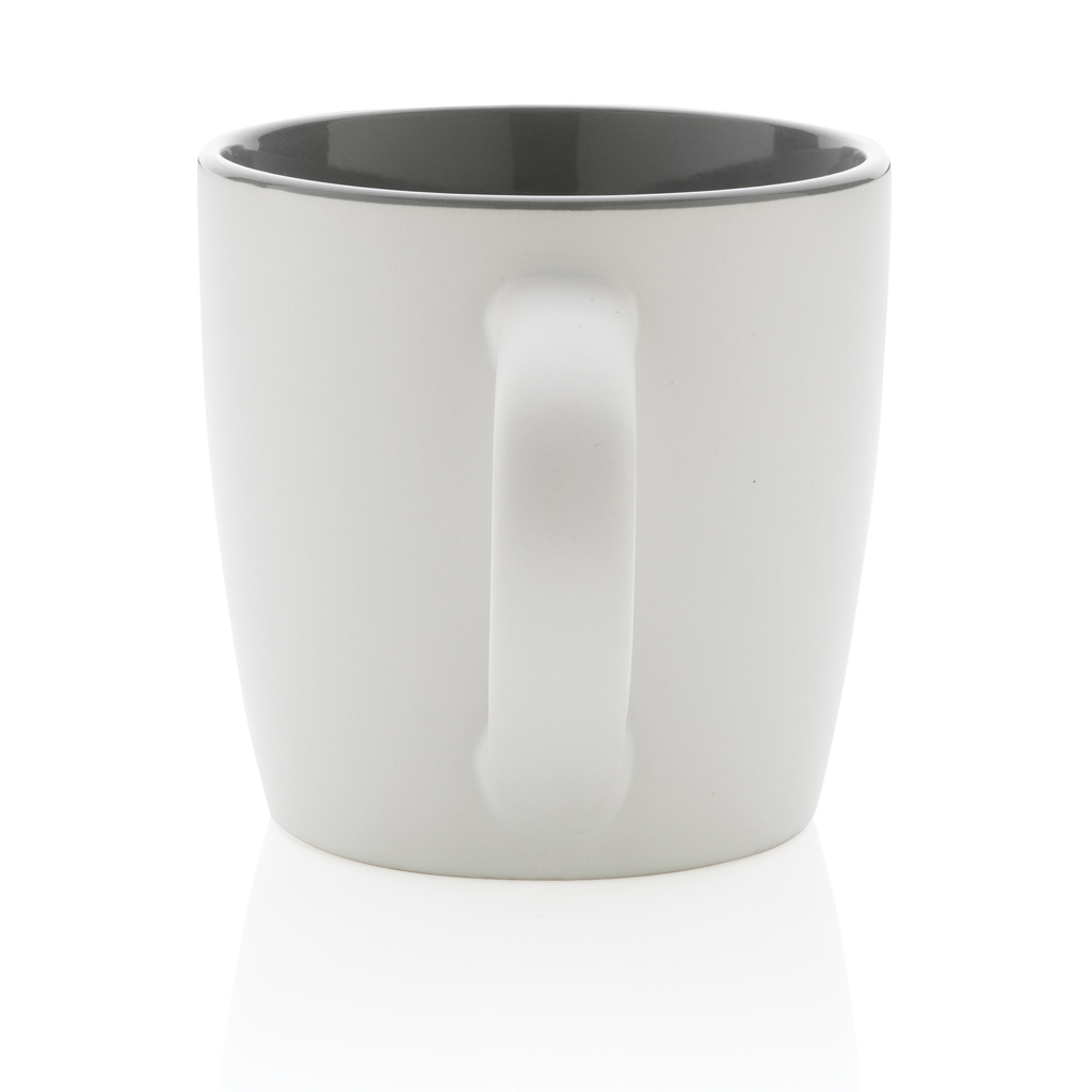 Taza de cerámica con interior de color 300ml