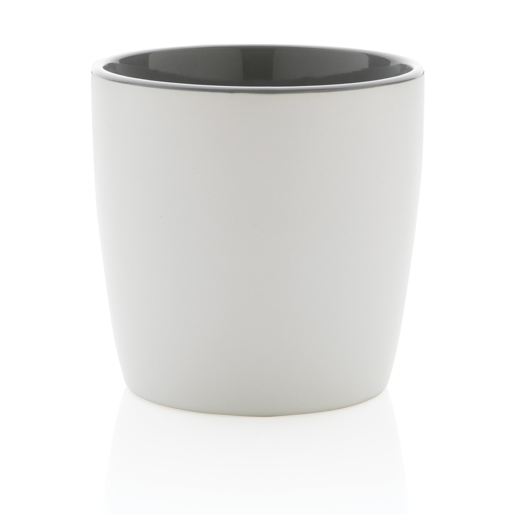 Taza de cerámica con interior de color 300ml