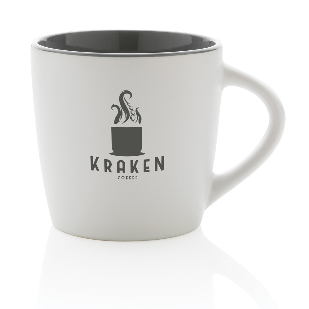 Taza de cerámica con interior de color 300ml