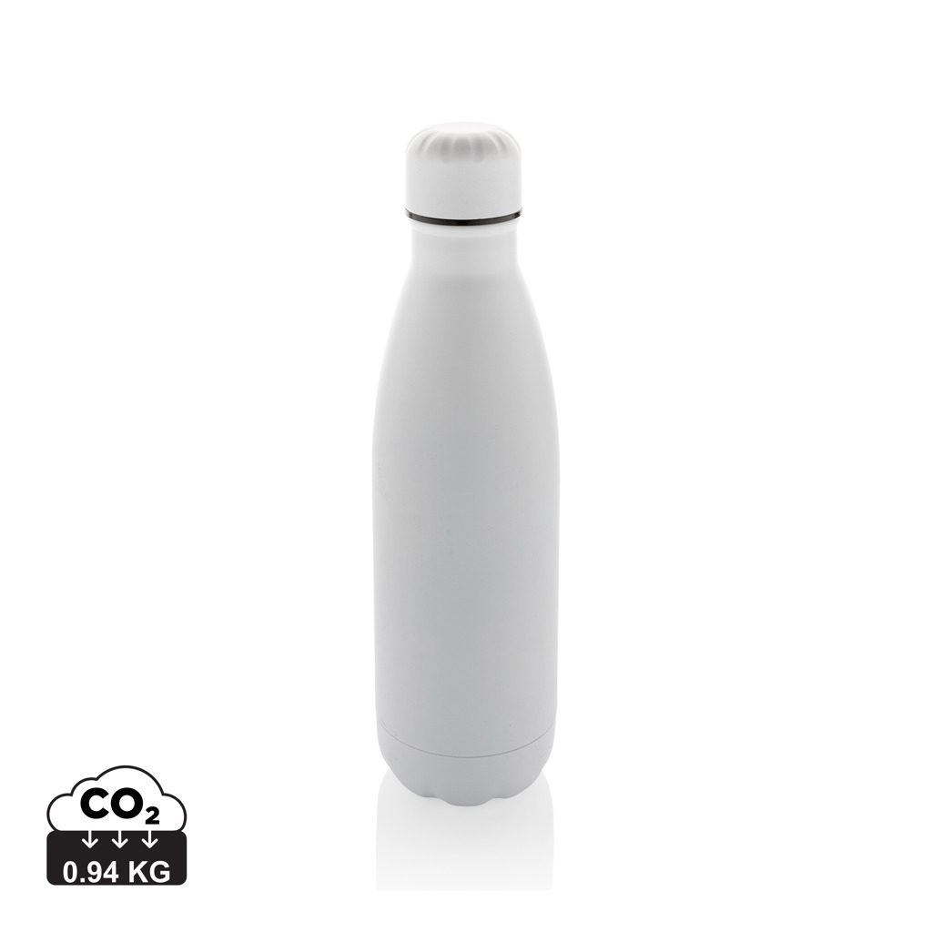 Botella Eureka de pared simple de acero y certificación RCS