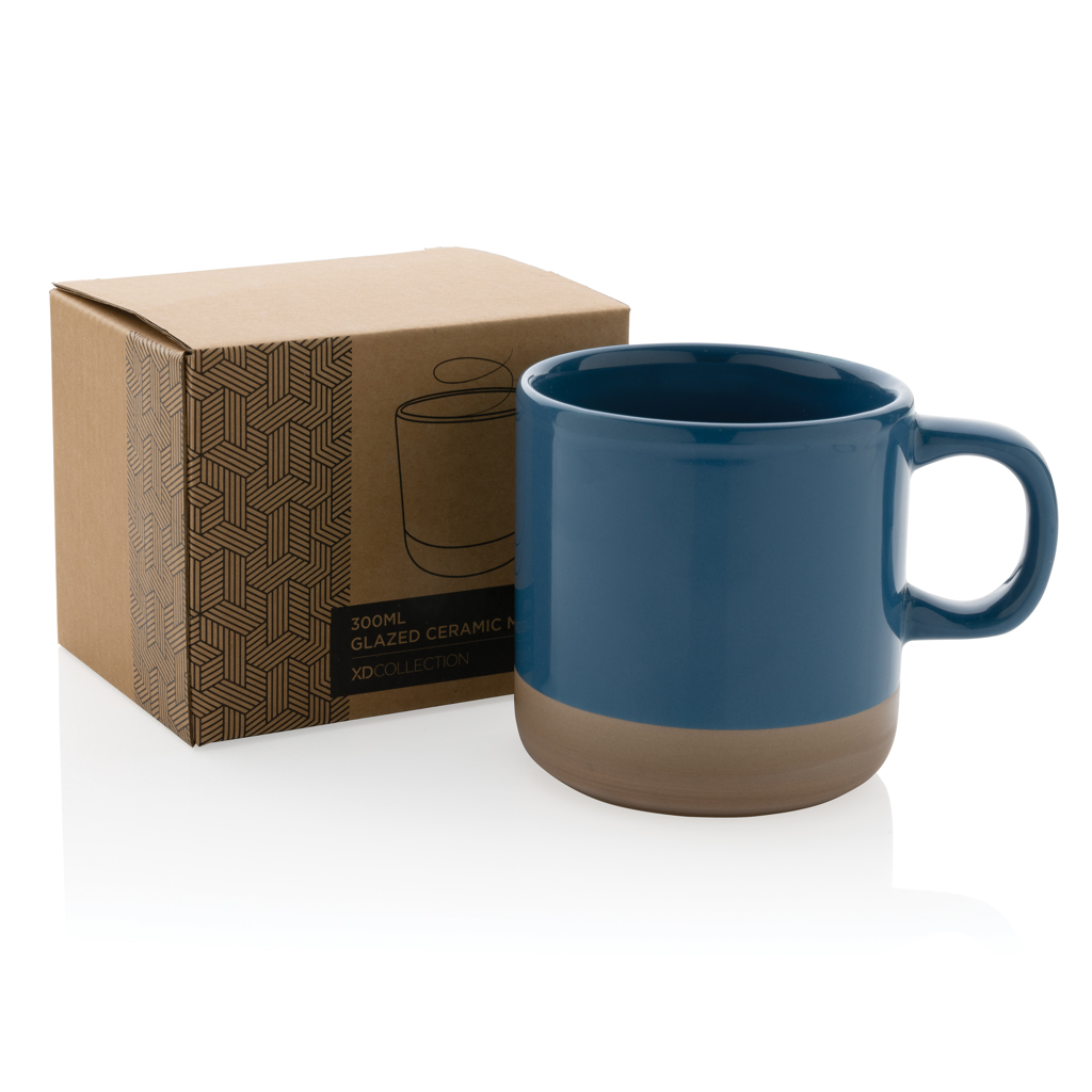 Taza de cerámica esmaltada 360ml.