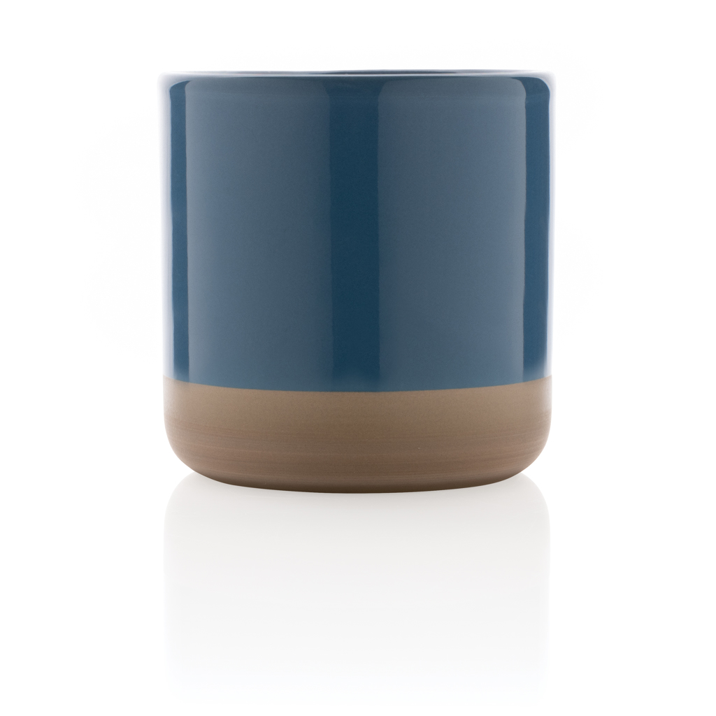 Taza de cerámica esmaltada 360ml.