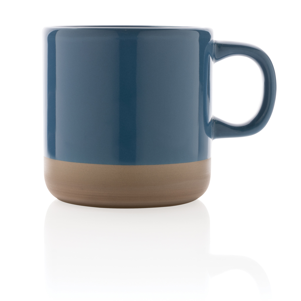 Taza de cerámica esmaltada 360ml.