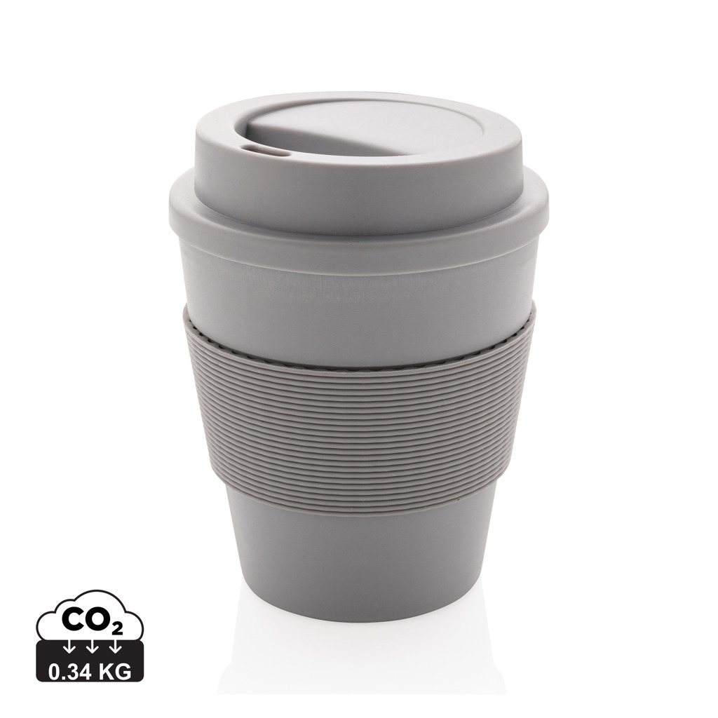 Taza de café reutilizable con tapa de rosca 350ml
