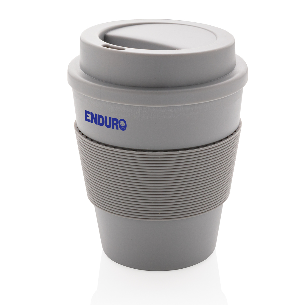 Taza de café reutilizable con tapa de rosca 350ml