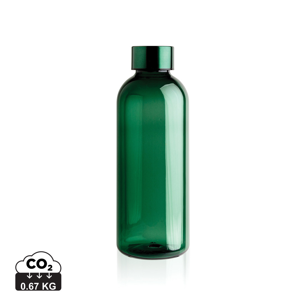 Botella de agua estanca con tapa metálica