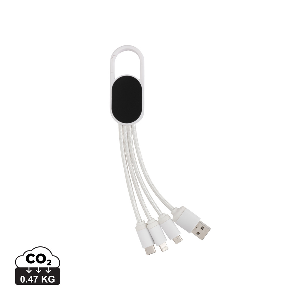 Cable 4 en 1 con clip